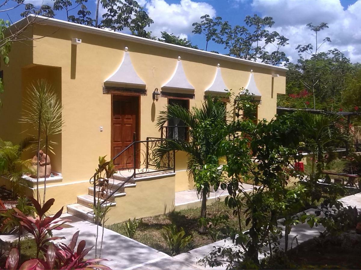 Bed and Breakfast Hacienda Cobá Exterior foto